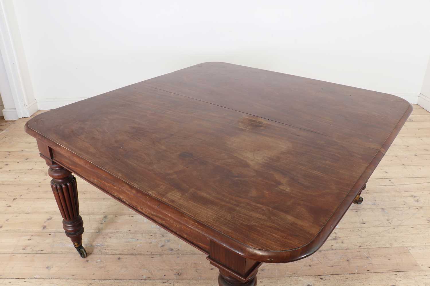 A George IV mahogany extending dining table, - Image 6 of 7