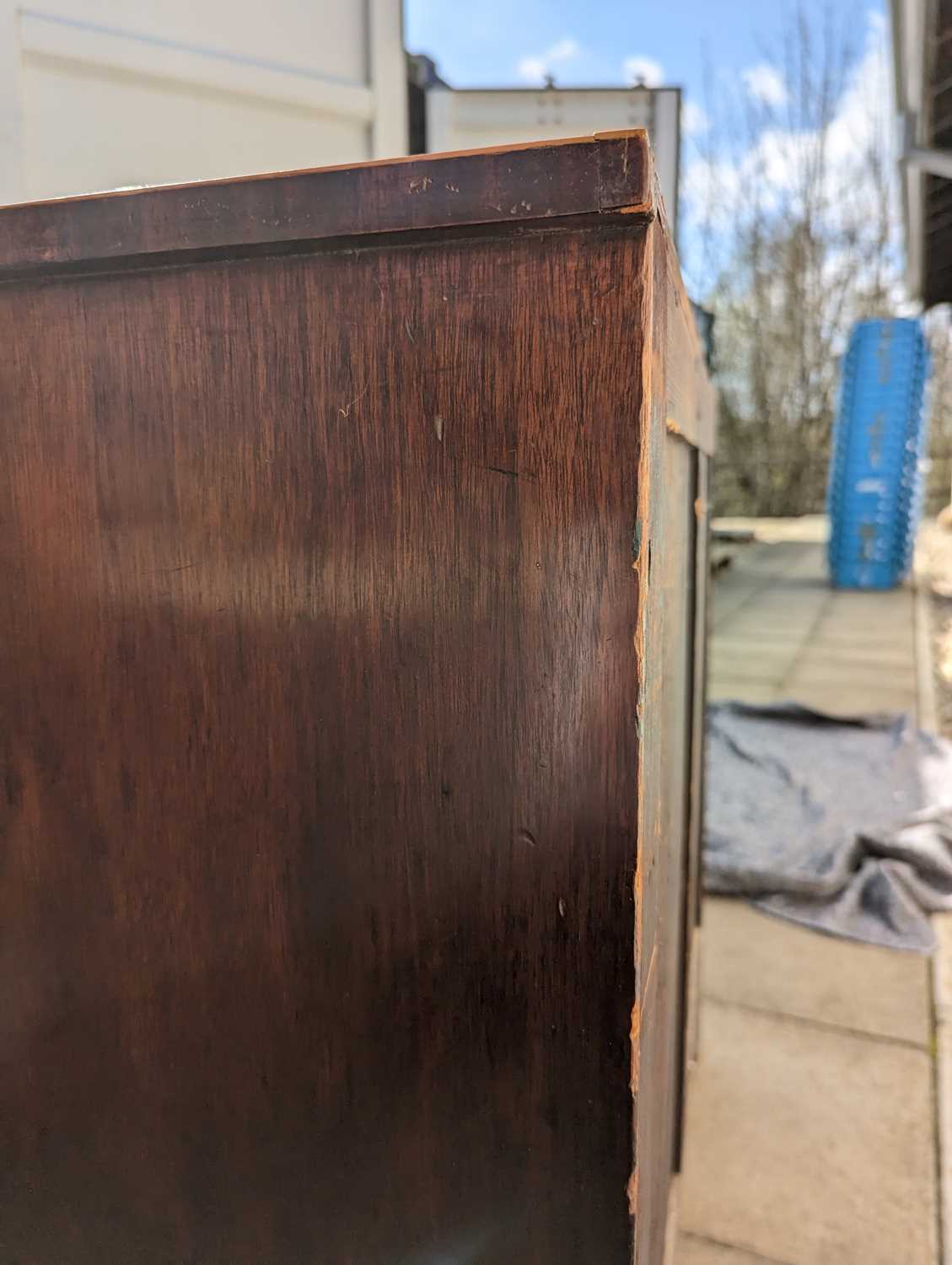 A Regency mahogany bachelor's bow front chest of drawers - Image 62 of 68