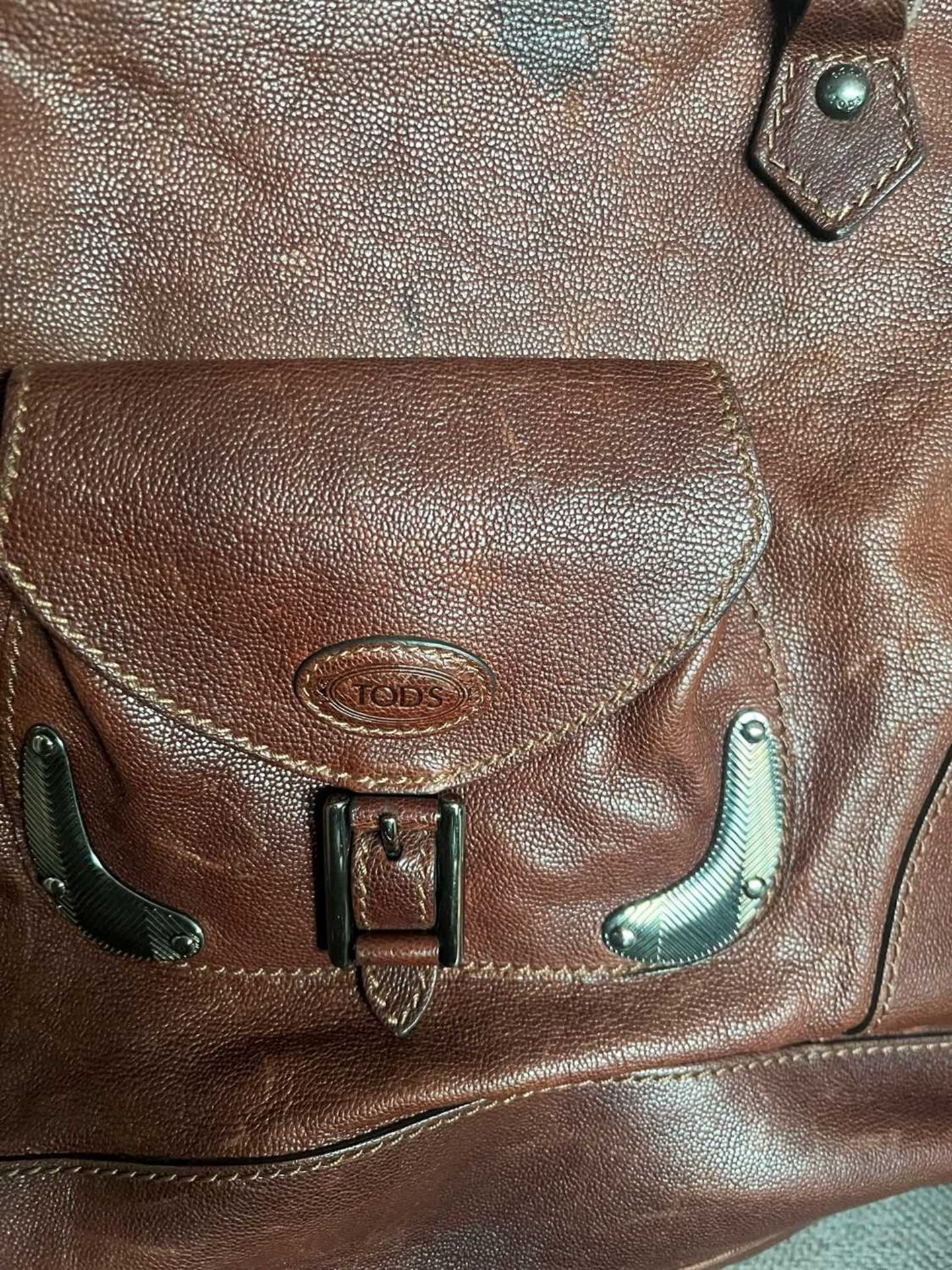 A Tods brown leather shopper tote, - Bild 3 aus 16