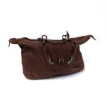 A Tods brown leather shopper tote,