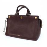 A Mulberry oxblood Chester bag,