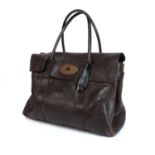 A Mulberry chocolate brown Bayswater,