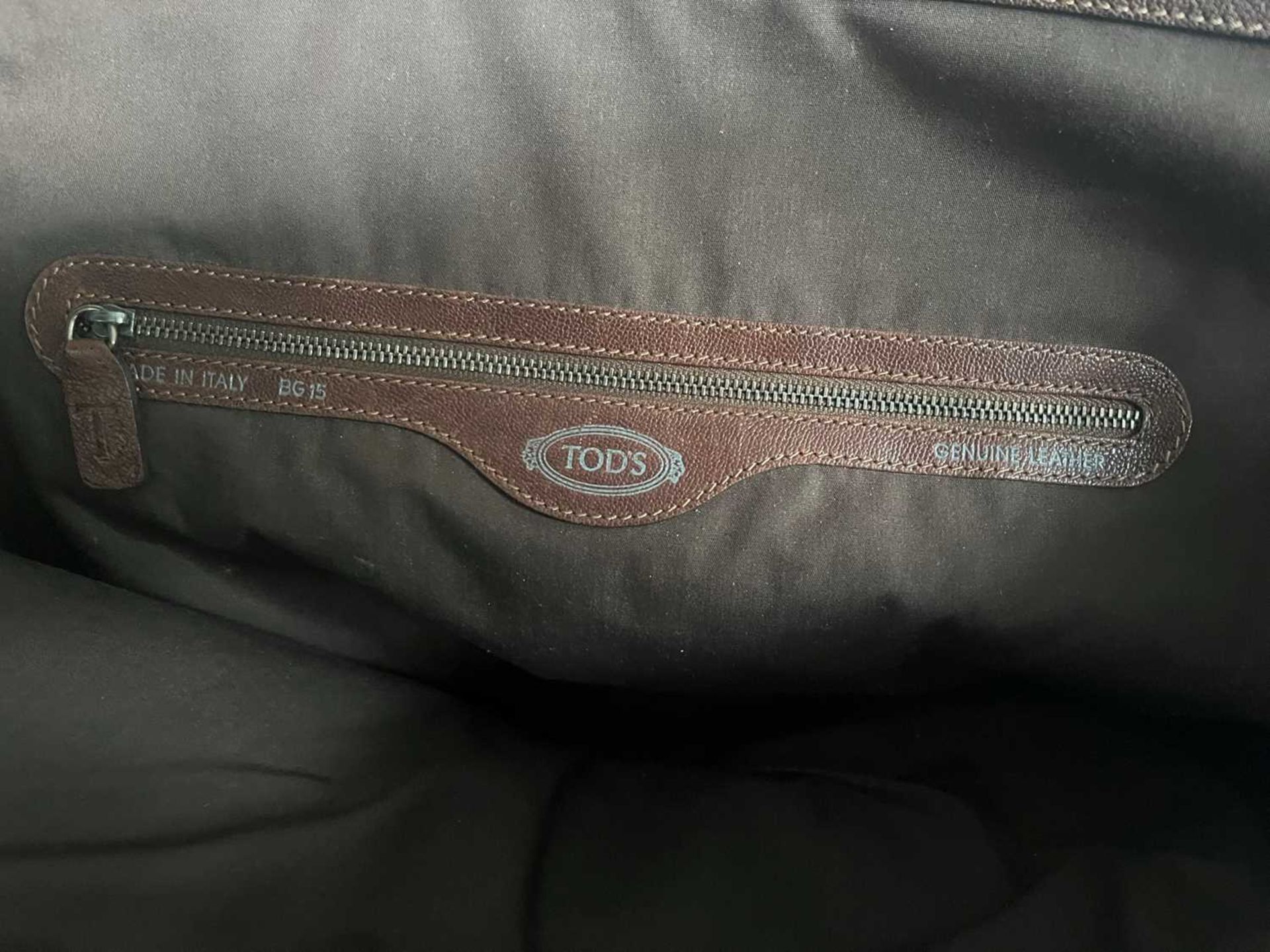 A Tods brown leather shopper tote, - Bild 8 aus 16