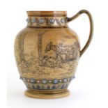 A Doulton Lambeth stoneware jug,