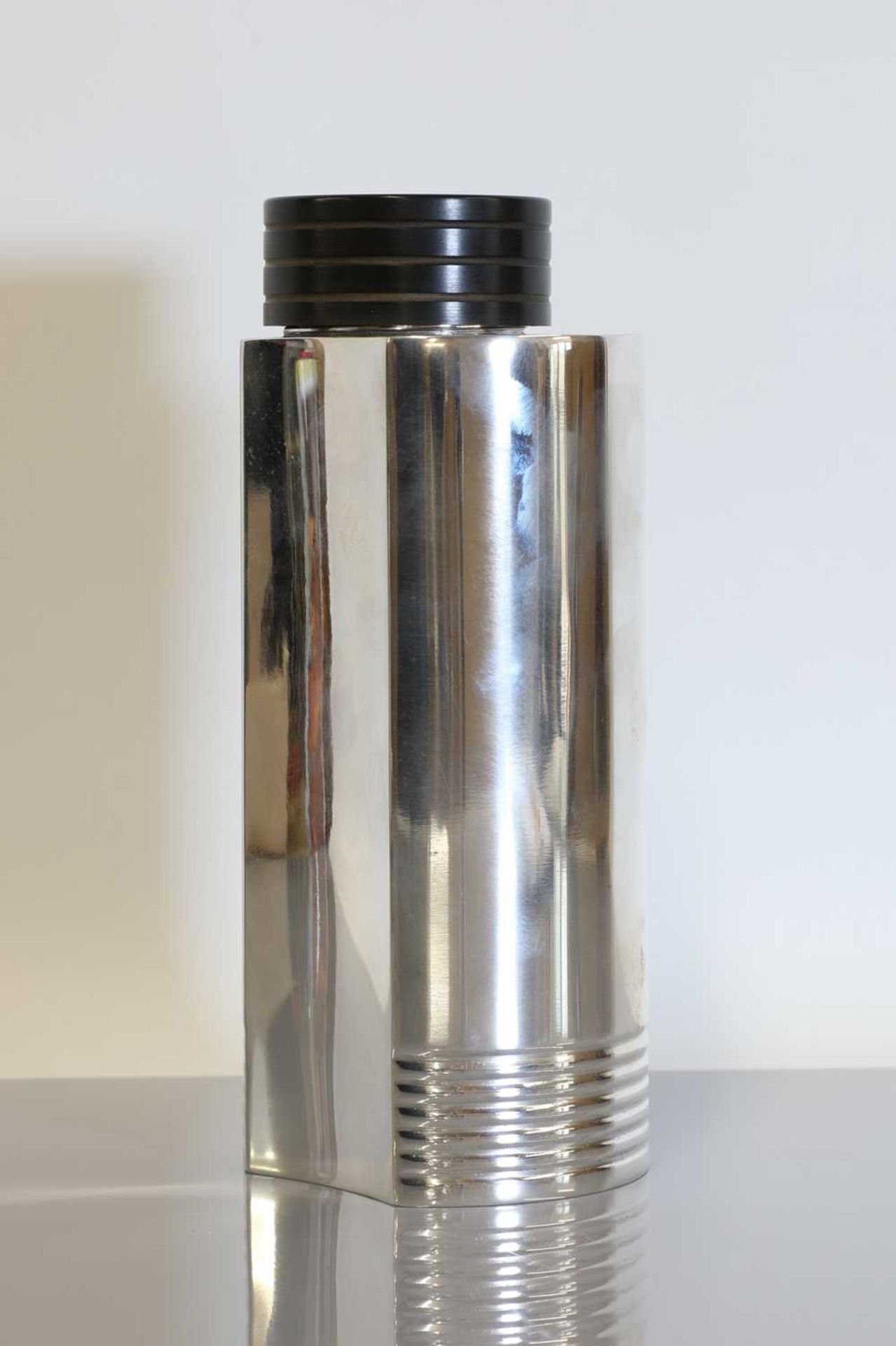 A Swedish silver-plated Art Deco cocktail shaker, - Image 3 of 3