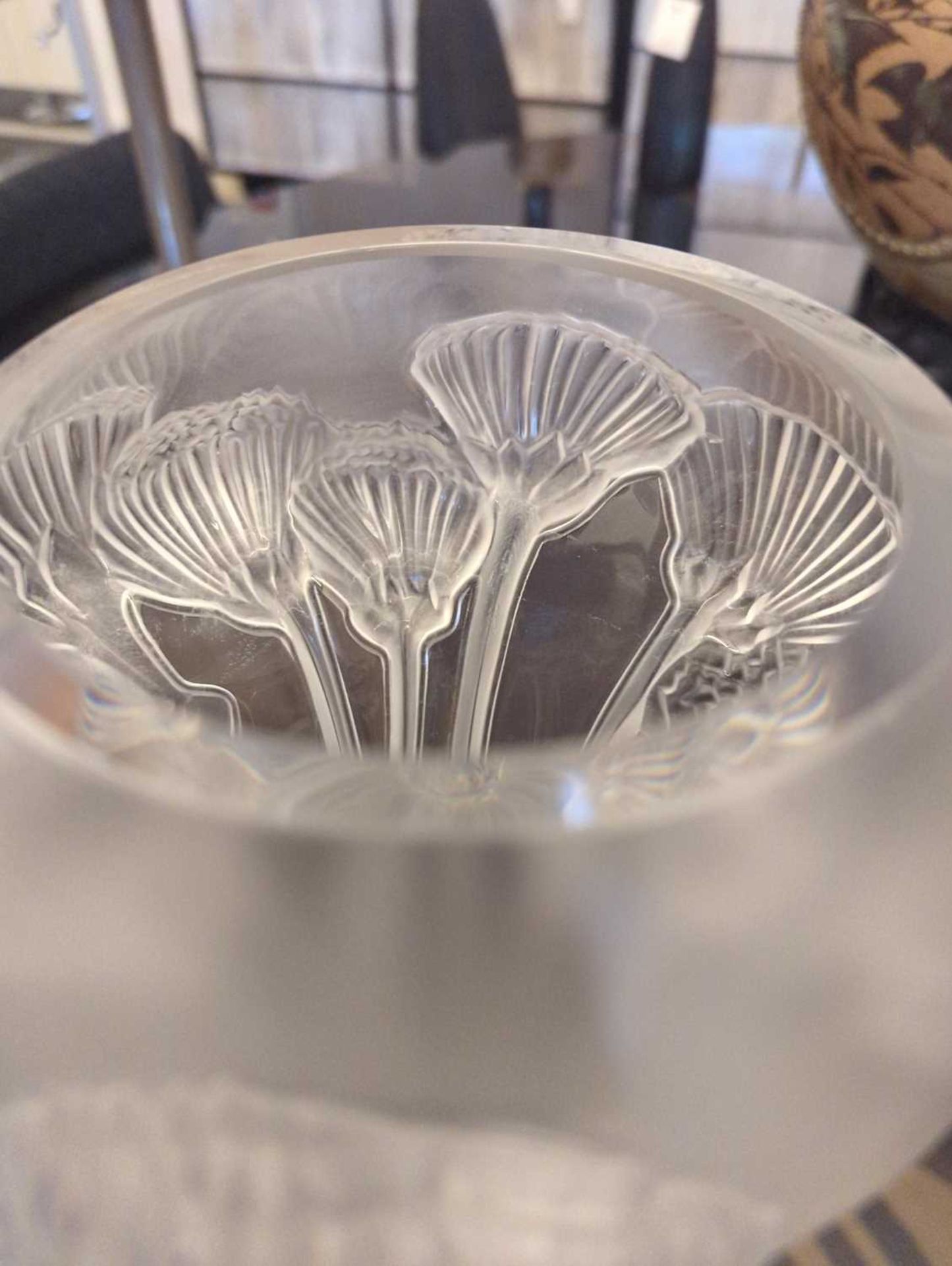 A Lalique 'Button Rose' vase, - Image 8 of 9