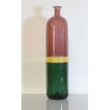 A Venini 'Incalmo' glass bottle vase
