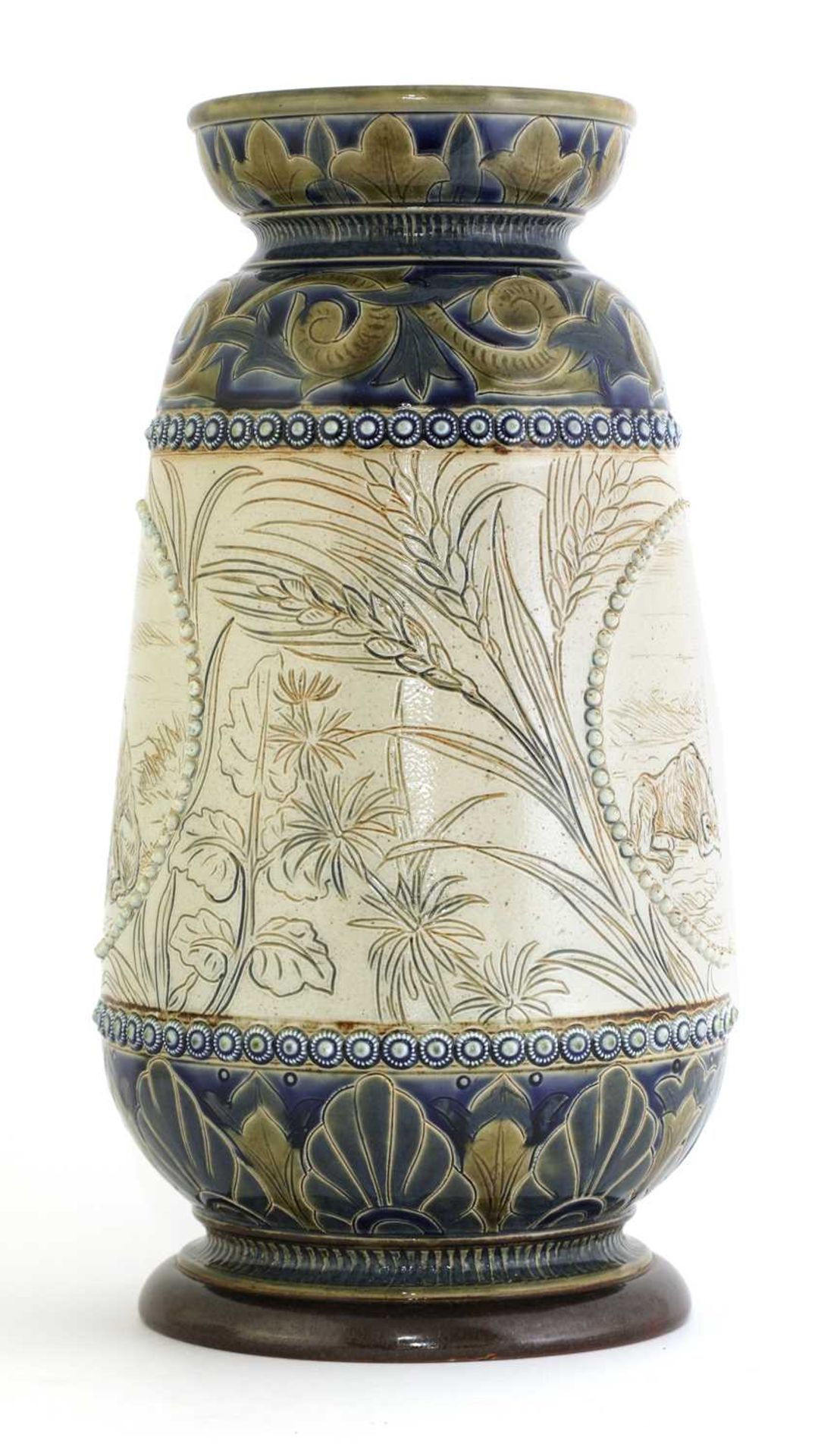 A Doulton Lambeth stoneware vase, - Image 3 of 4