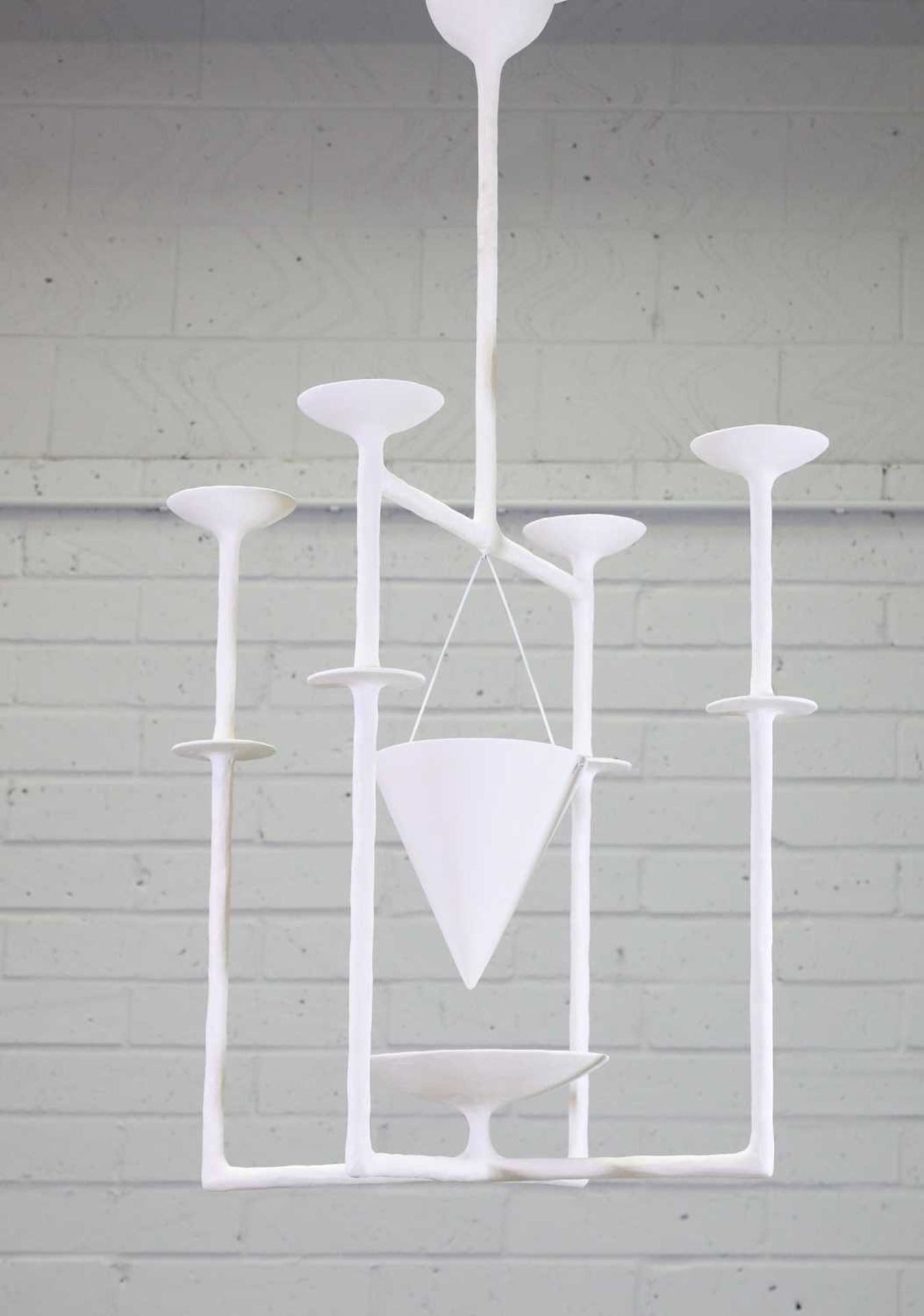 A plaster 'Aura' chandelier, - Image 2 of 7