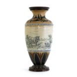 A Doulton Lambeth stoneware vase,