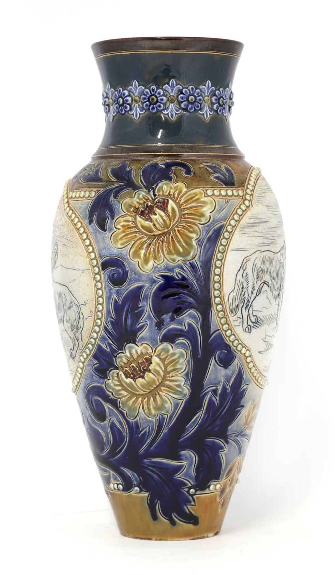 A Doulton Lambeth stoneware vase, - Image 3 of 4