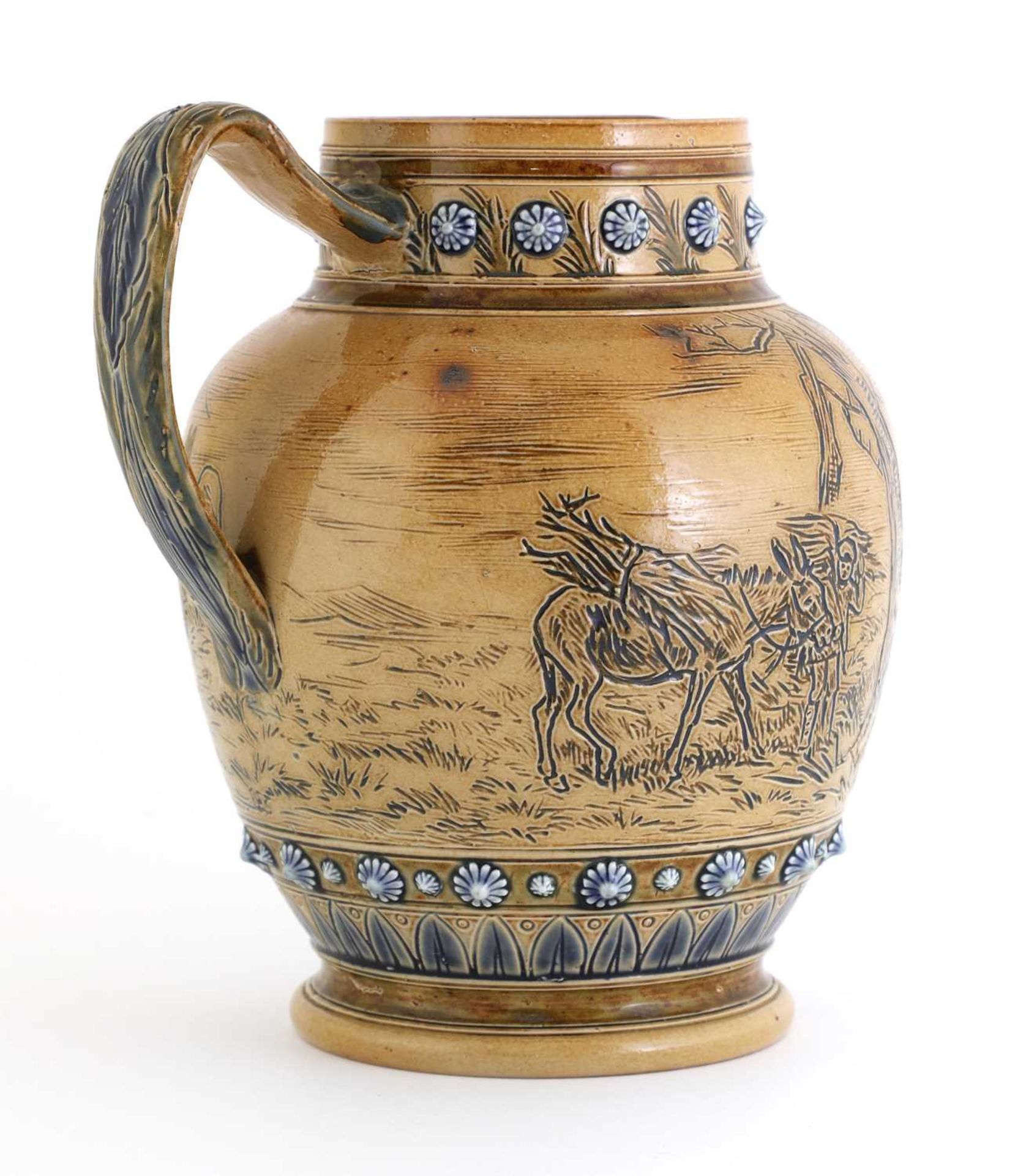 A Doulton Lambeth stoneware jug, - Image 4 of 4