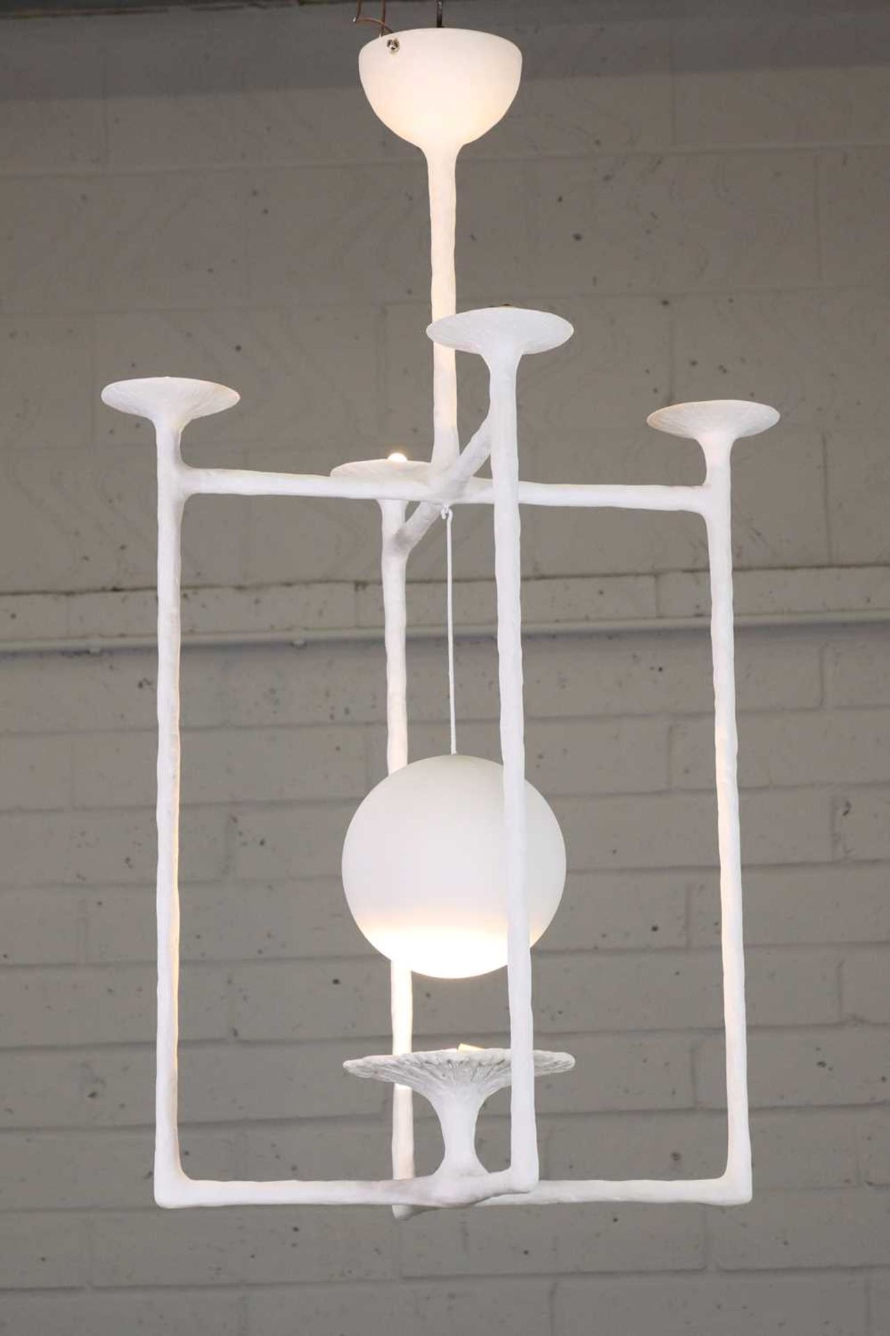 A 'Pleine Lune' plaster chandelier, - Image 2 of 3