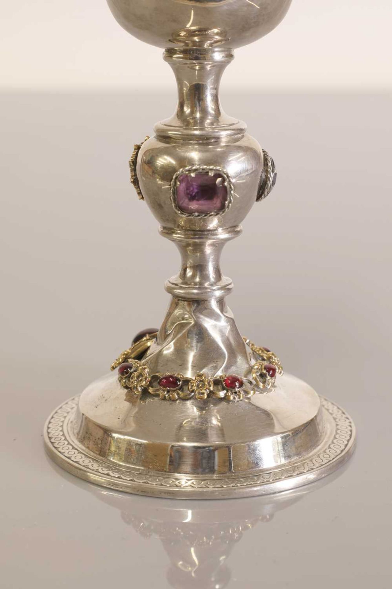 An Edward VIII ecclesiastical silver chalice, - Image 2 of 3