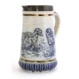 A Doulton Lambeth stoneware jug,