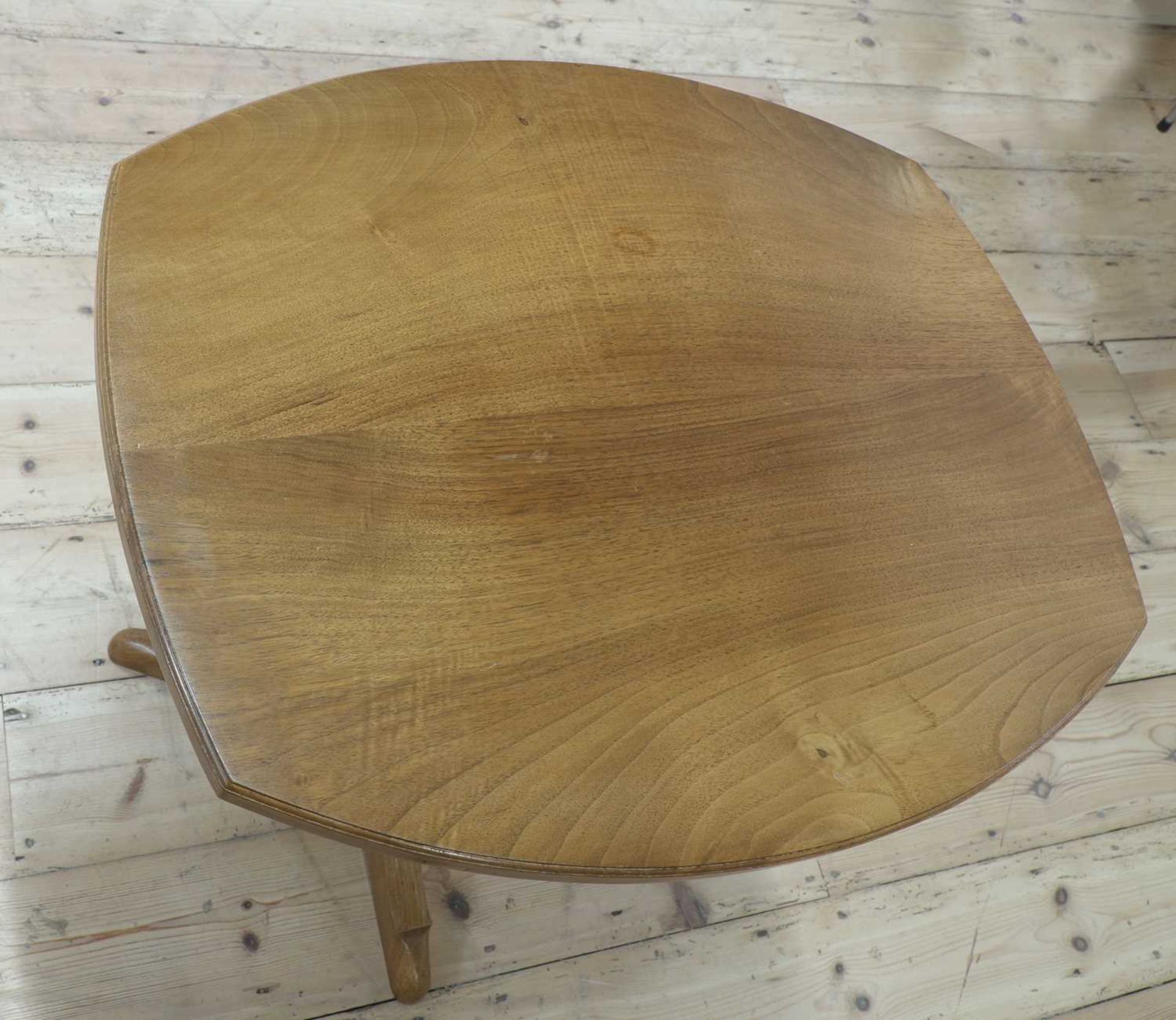 A walnut table side table, - Image 5 of 7