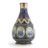 A Doulton Lambeth stoneware vase,