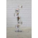 An Italian Murano glass floor lamp,