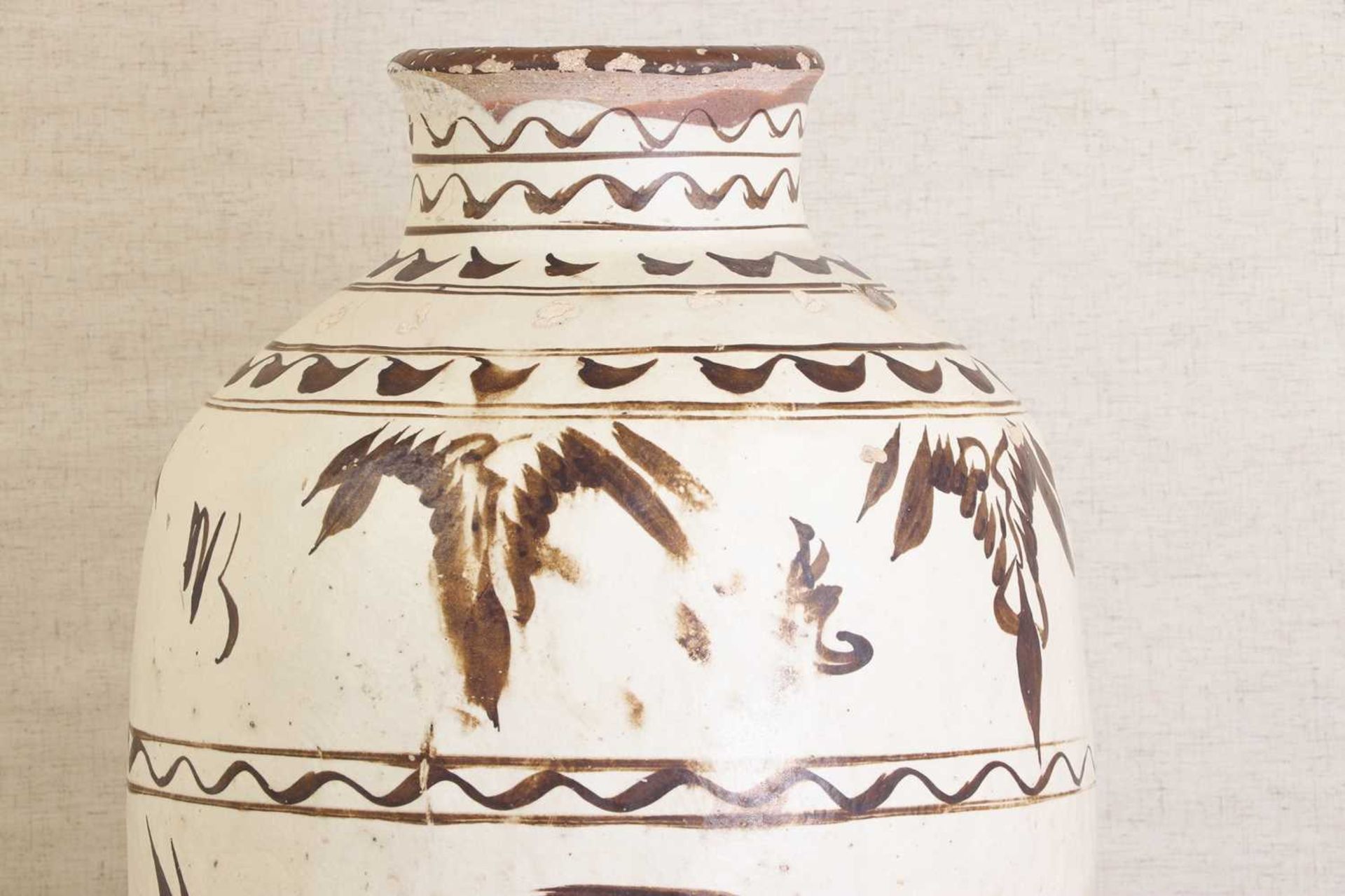 A large Chinese Cizhou ware vase, - Image 5 of 11