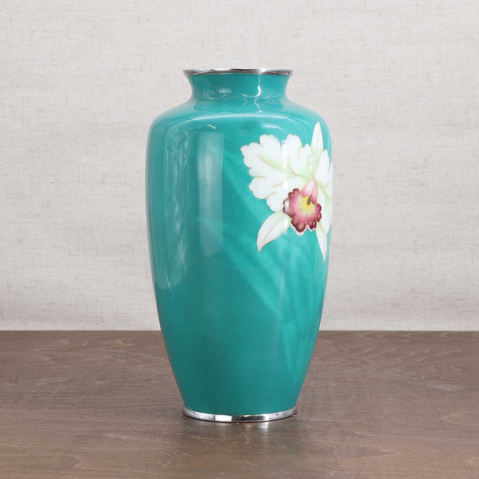 A Japanese cloisonné vase, - Image 3 of 5