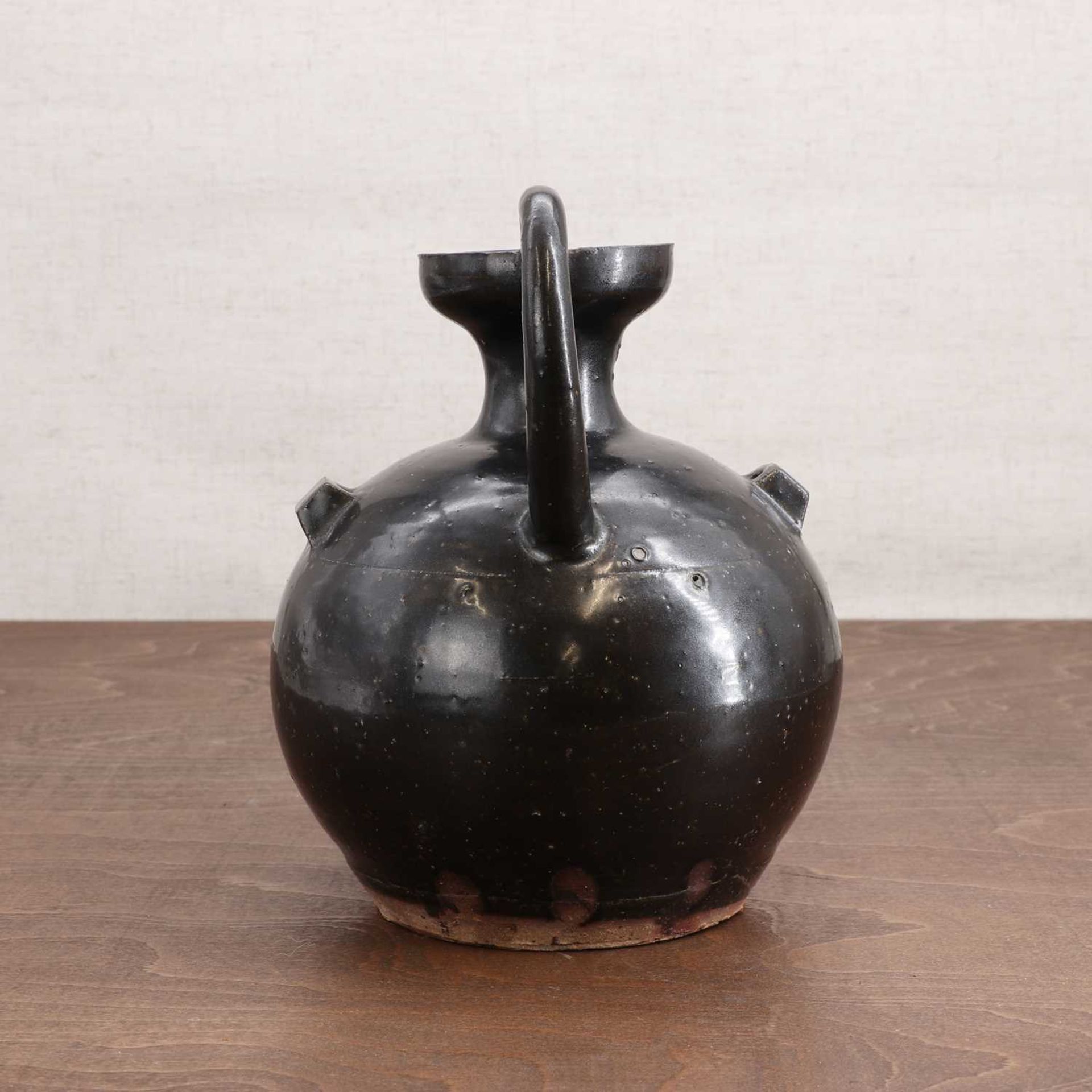 A Chinese black-glazed ewer, - Image 11 of 13