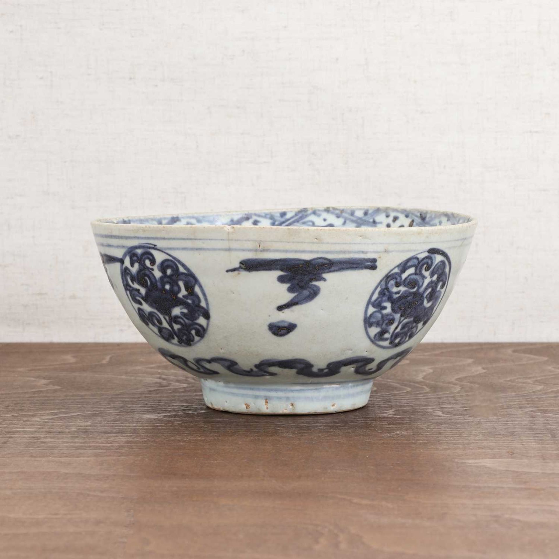 A Chinese blue and white bowl,