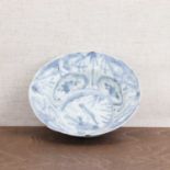A Chinese blue and white kraak bowl,