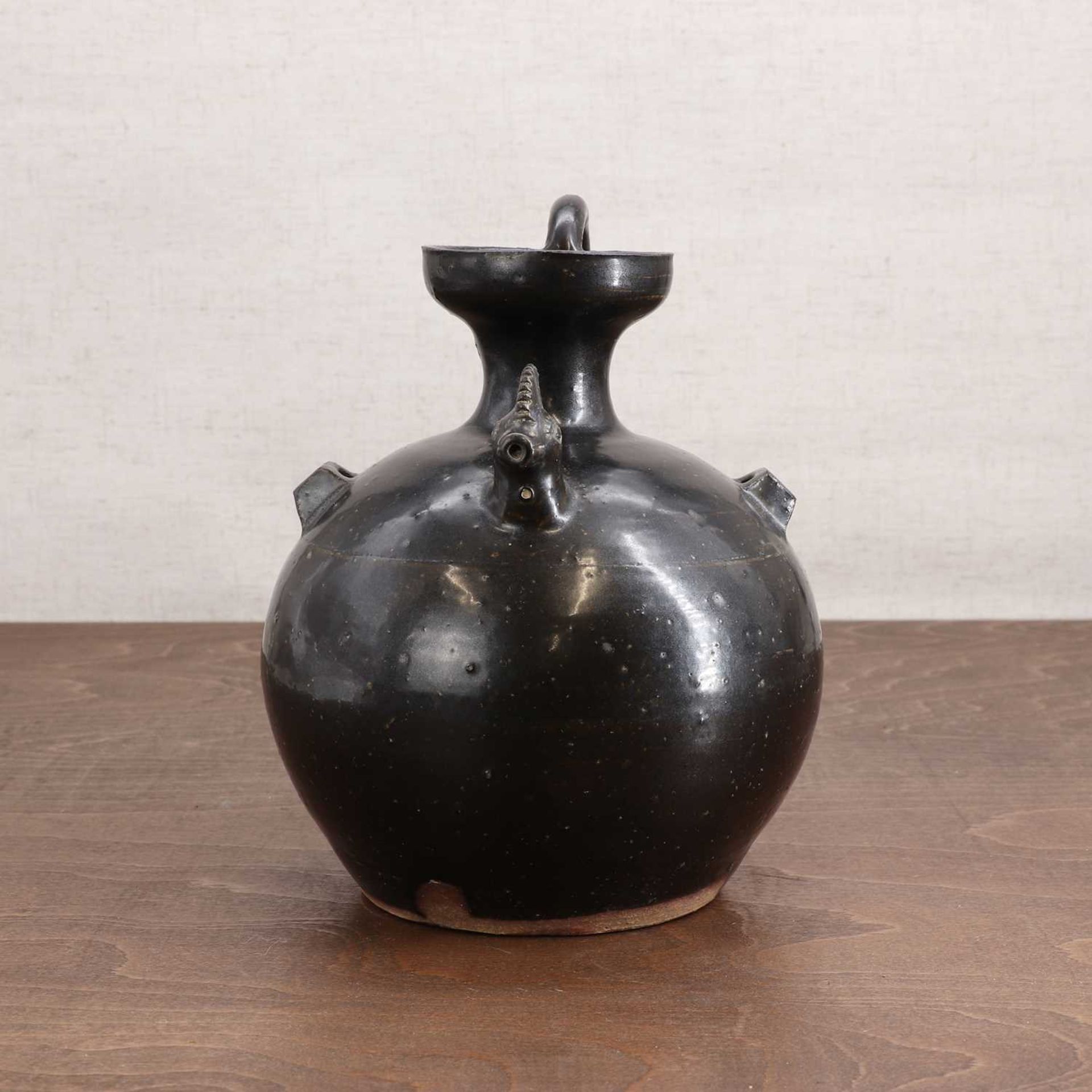 A Chinese black-glazed ewer, - Image 13 of 13