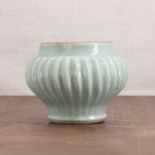 A Chinese Longquan ware celadon jar,
