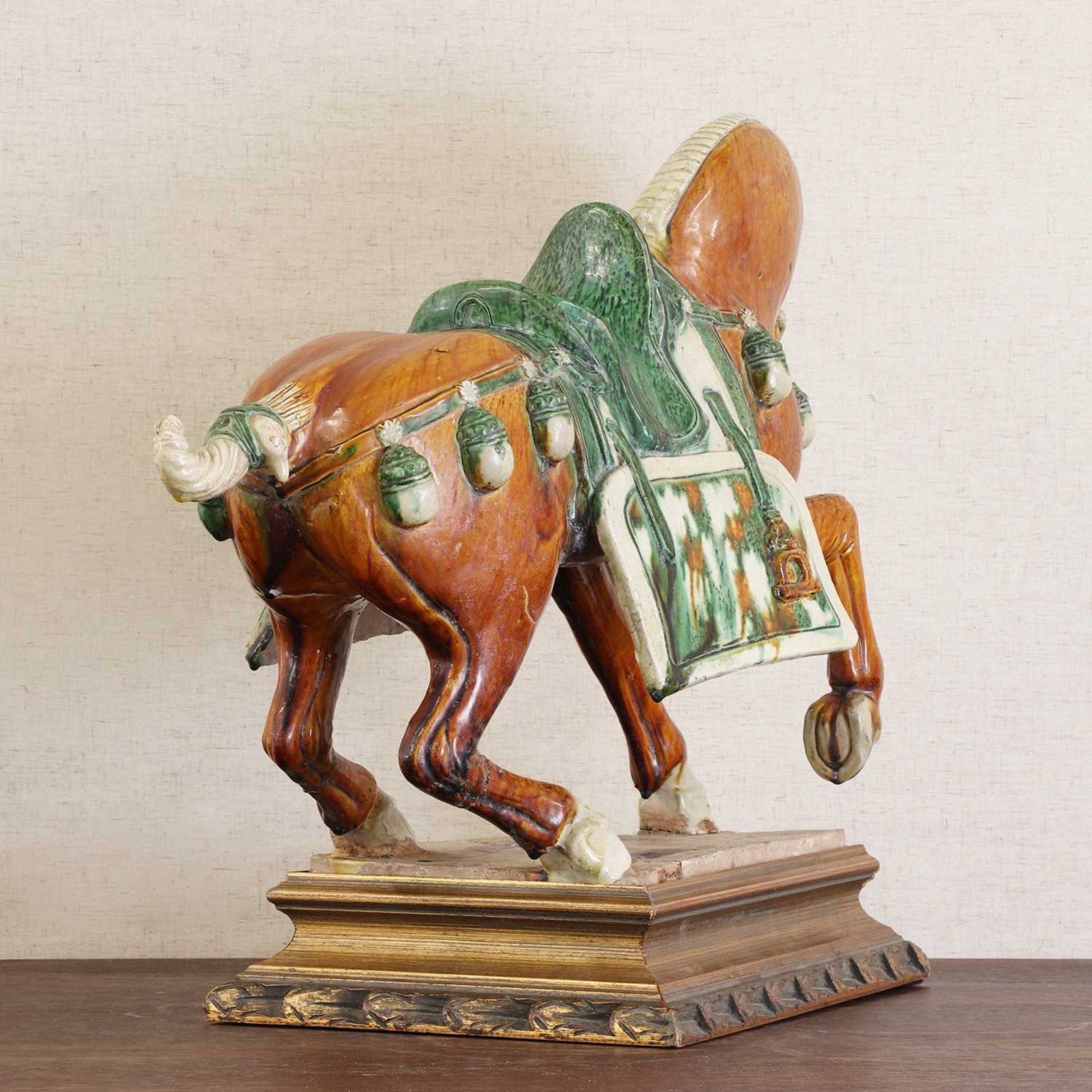 A Chinese sancai-glazed horse, - Image 3 of 14