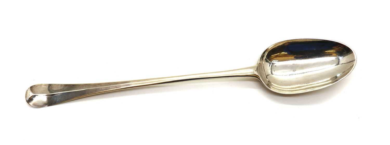A George I silver Hanoverian pattern basting spoon, - Image 2 of 3