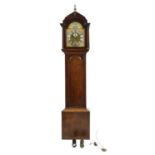 A George III oak longcase clock,