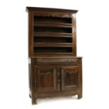 A Breton chestnut dresser,