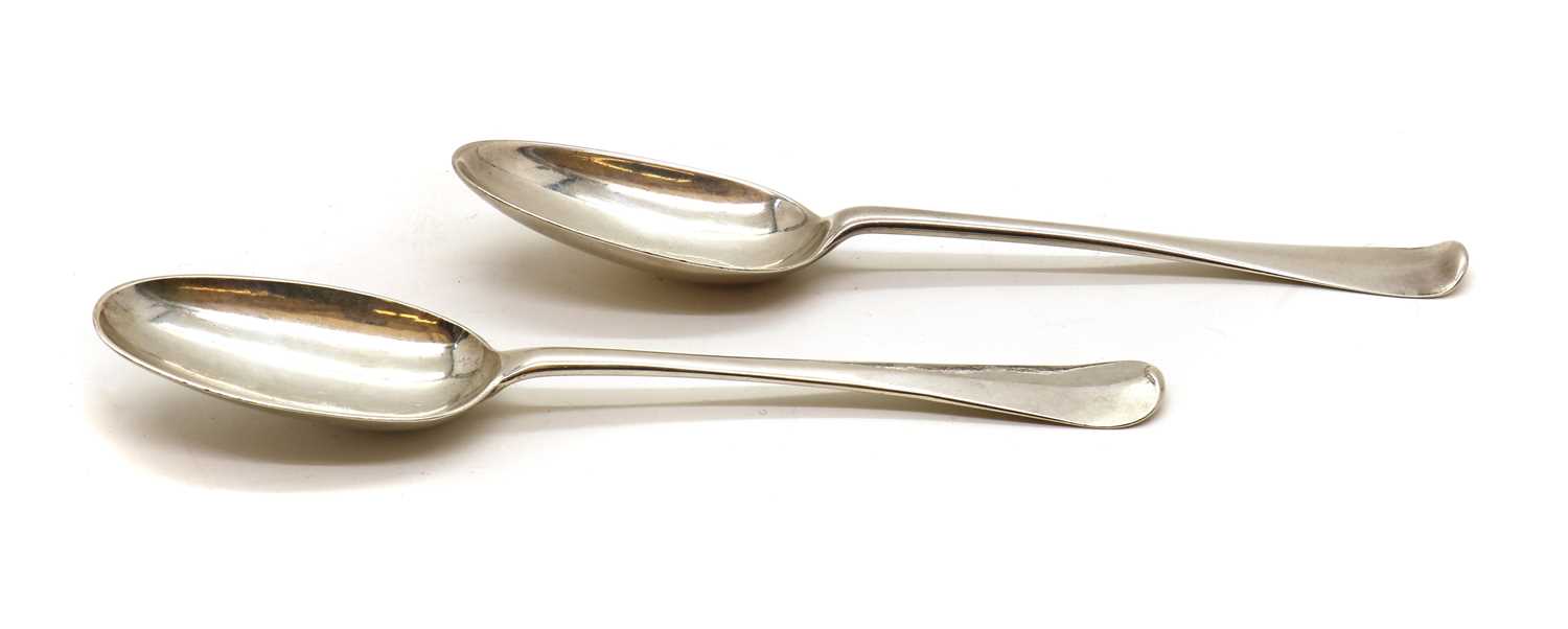 A George II Scottish silver tablespoon