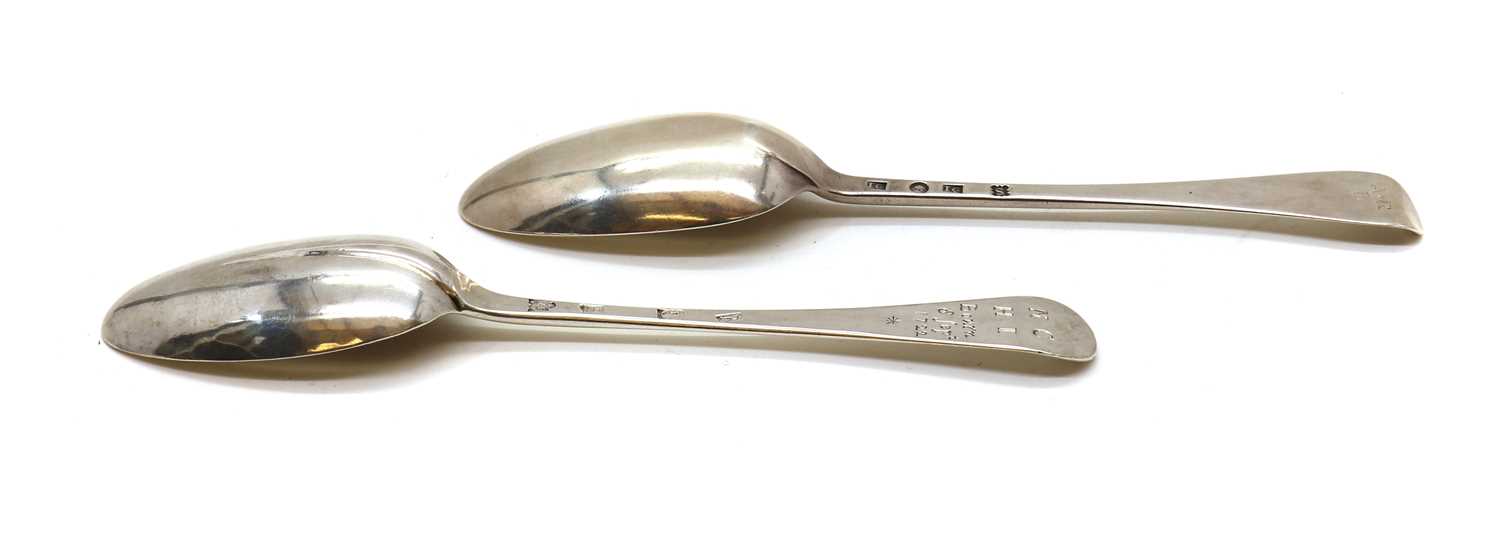 A George II Scottish silver tablespoon - Image 2 of 3