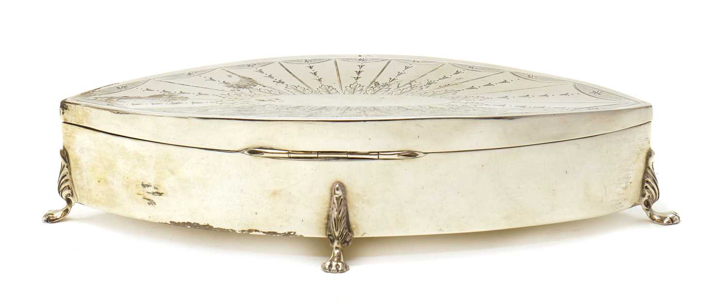 A silver jewellery box, - Image 2 of 5