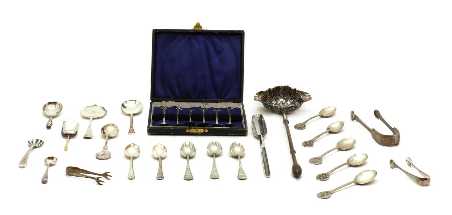 A collection of silver flatware, - Image 3 of 4