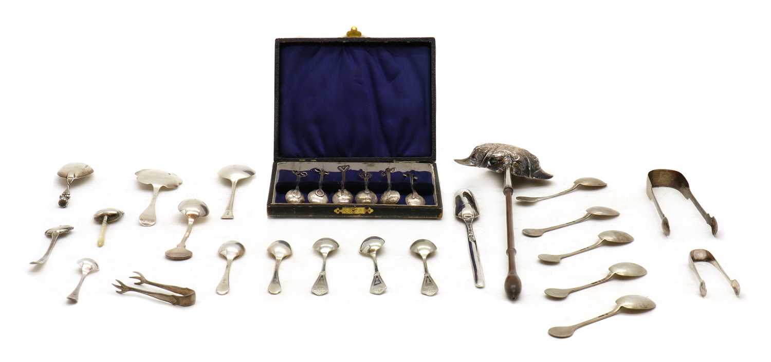 A collection of silver flatware, - Image 4 of 4