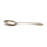 An Irish provincial silver dessert spoon