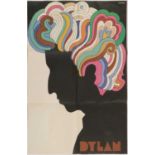 A Bob Dylan promotional poster,