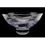 A Stuart Crystal footed glass bowl