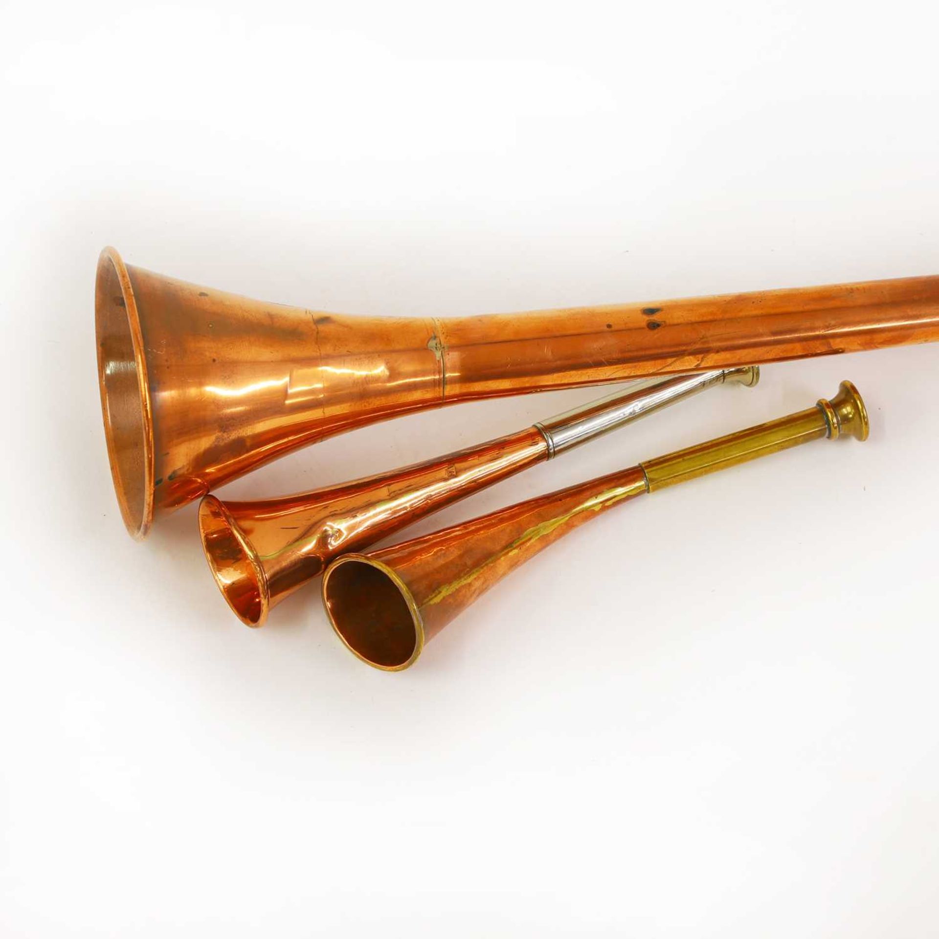 A Swaine & Adeney hunting horn, - Bild 2 aus 3