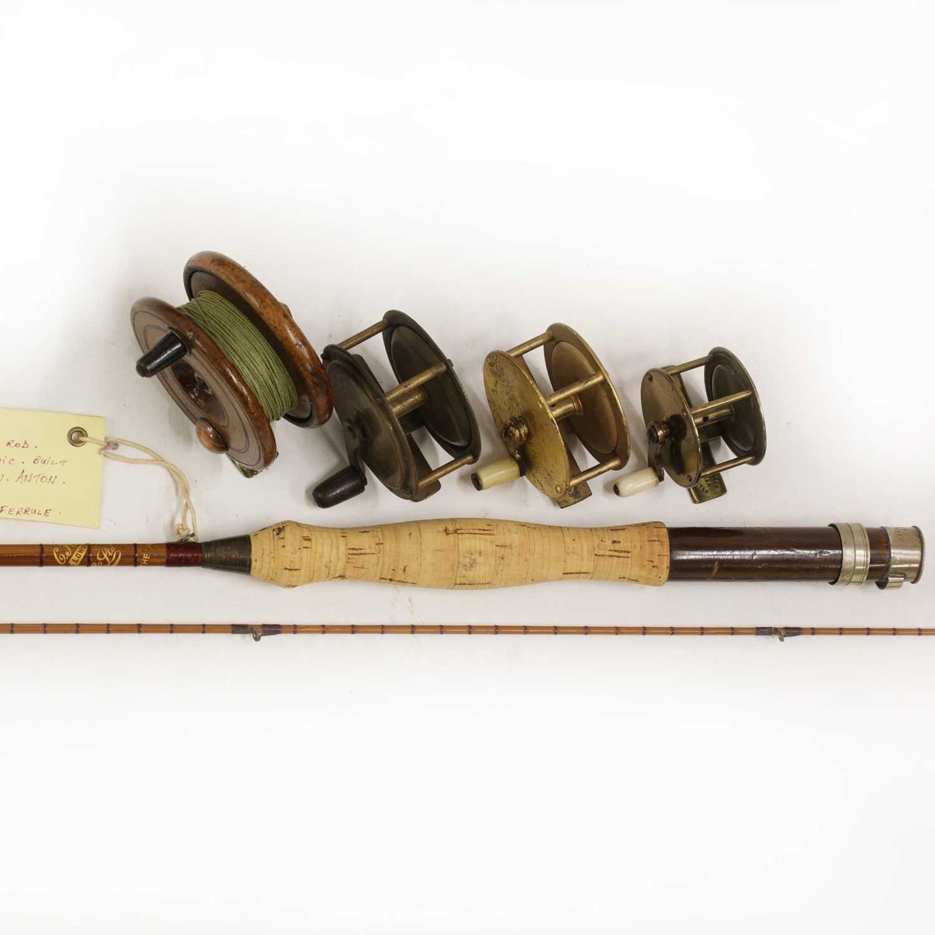 A Farlow & Co. London split cane fly fishing rod, - Bild 3 aus 3
