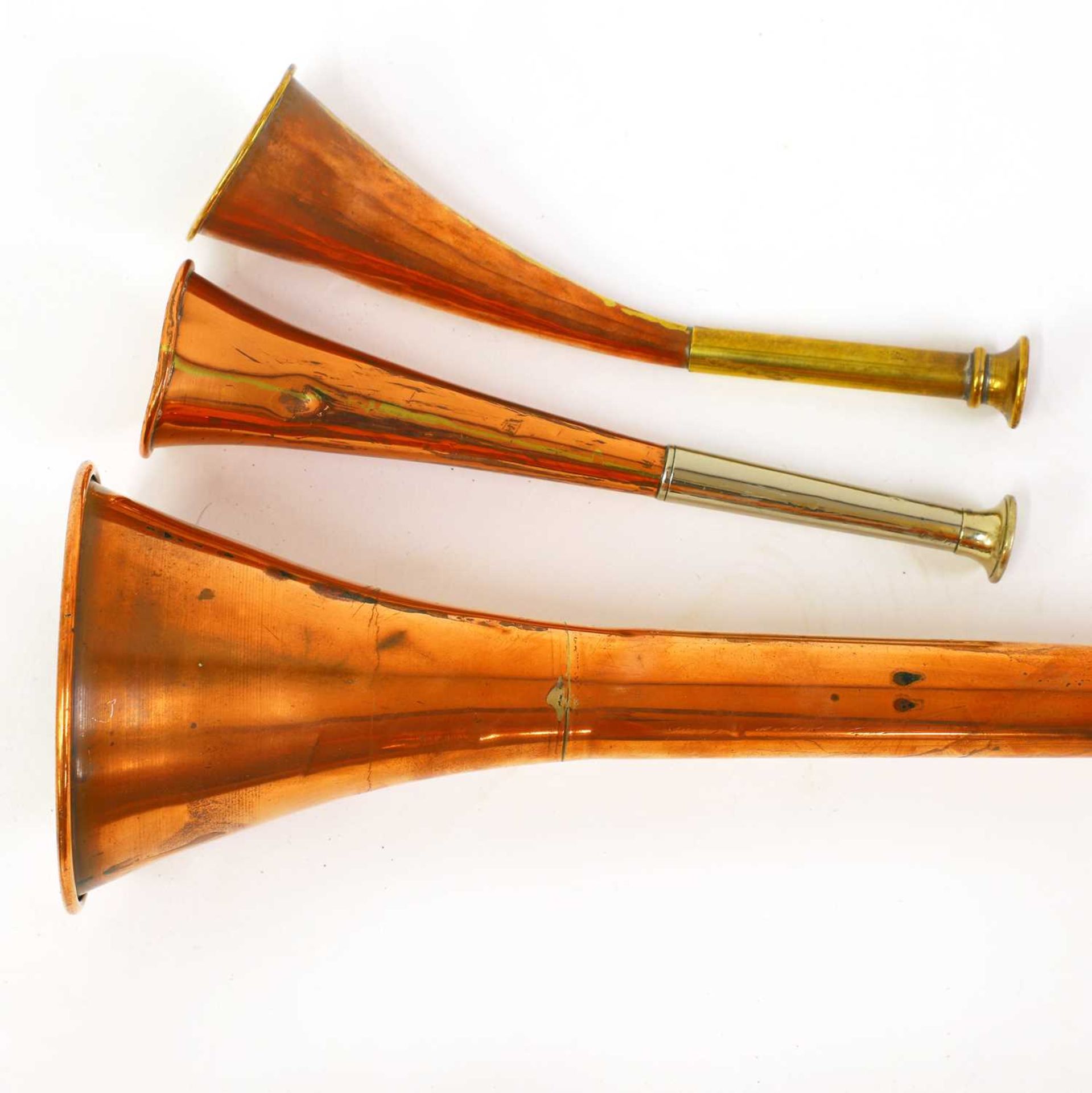 A Swaine & Adeney hunting horn, - Bild 3 aus 3