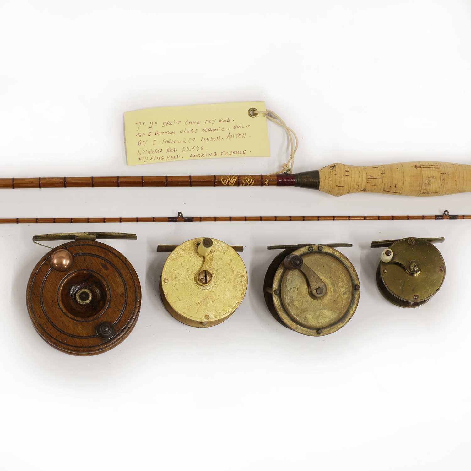 A Farlow & Co. London split cane fly fishing rod, - Image 2 of 3