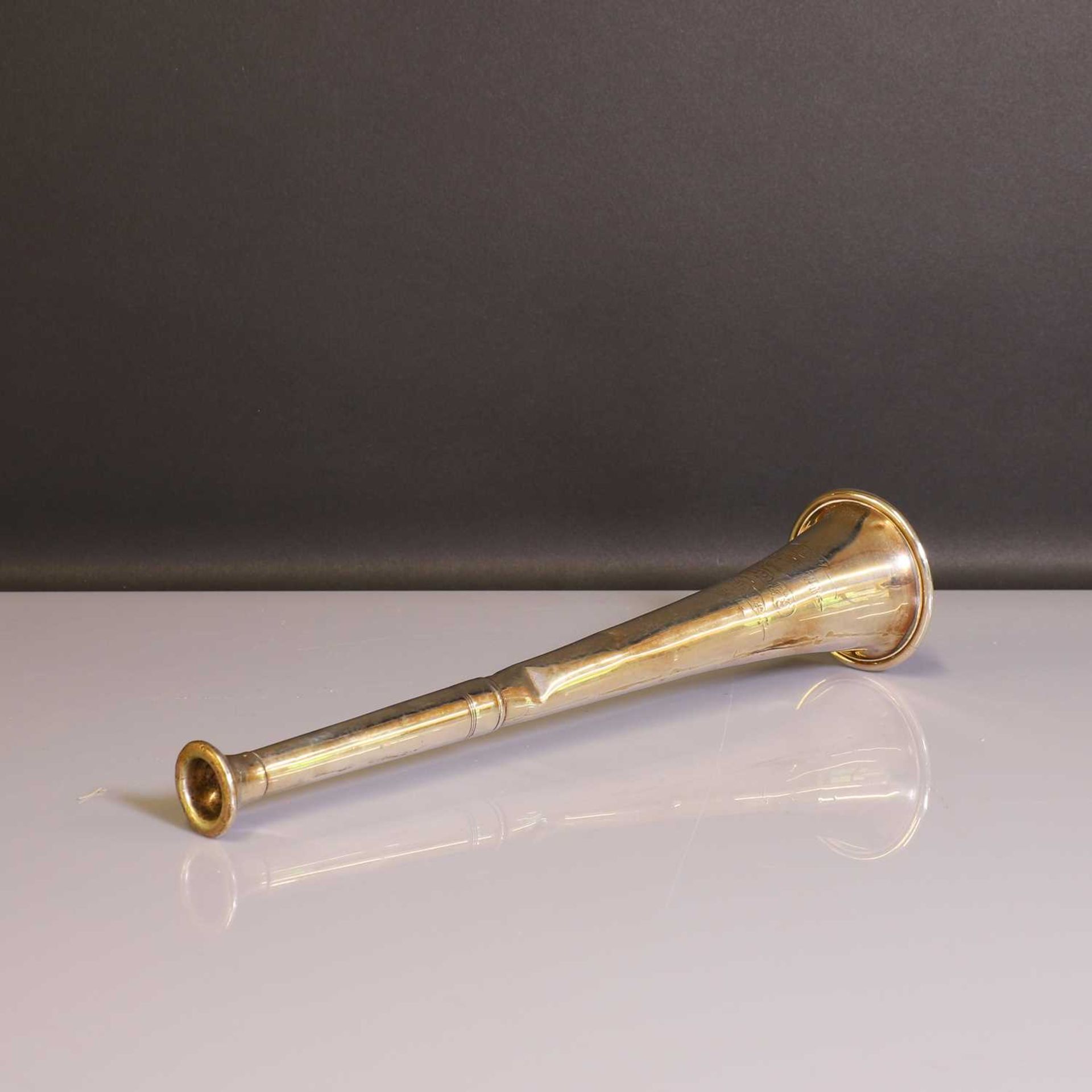 A Victorian silver hunting horn, - Image 2 of 3