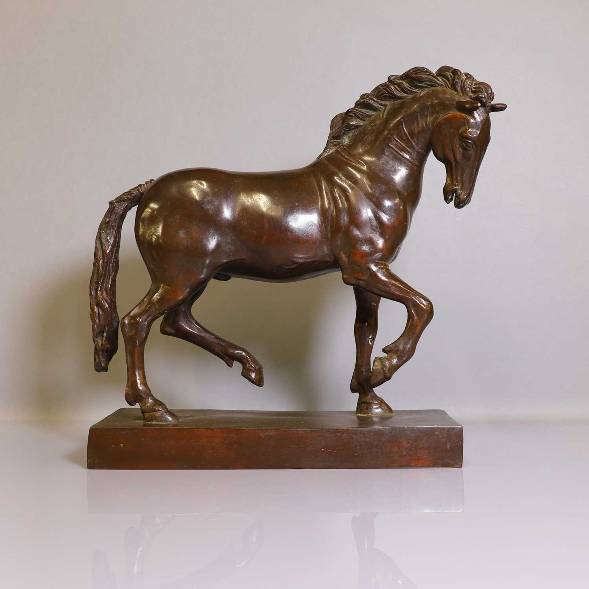 A figure of a horse