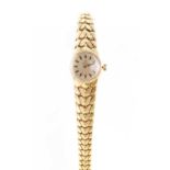 A ladies' 18ct gold Omega mechanical bracelet watch, c.1970,