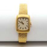 A ladies' 18ct gold Eterna mechanical watch,
