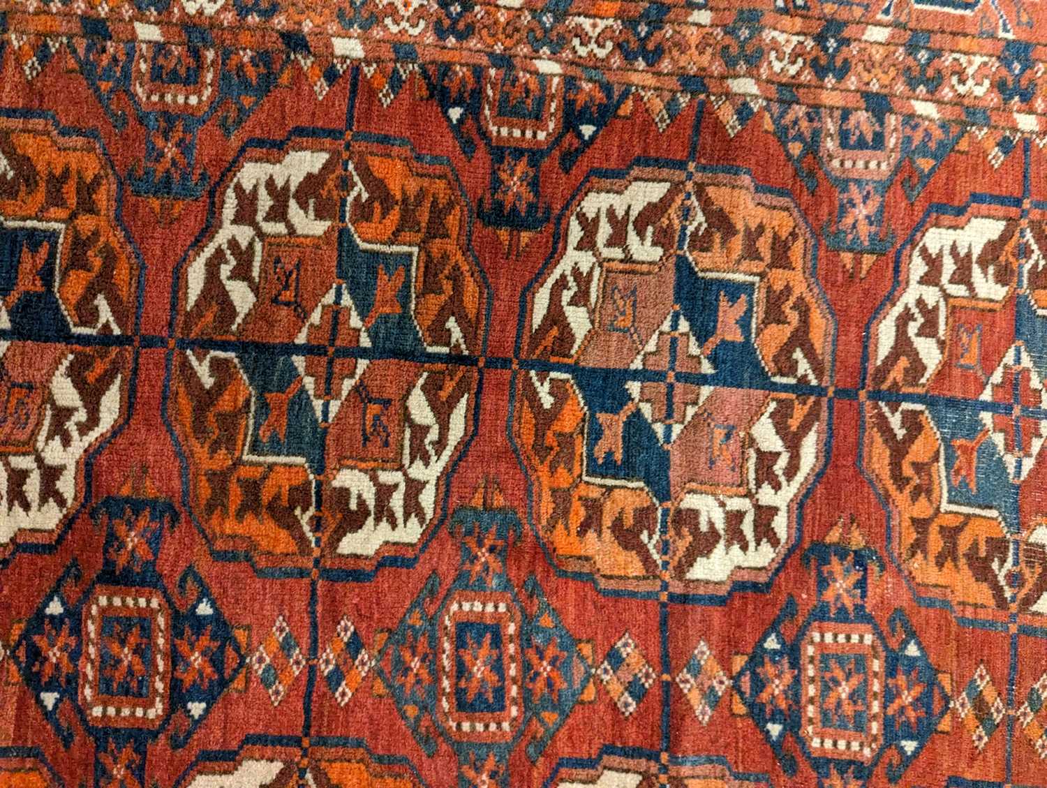 A Tekke Turkmen carpet - Image 45 of 46